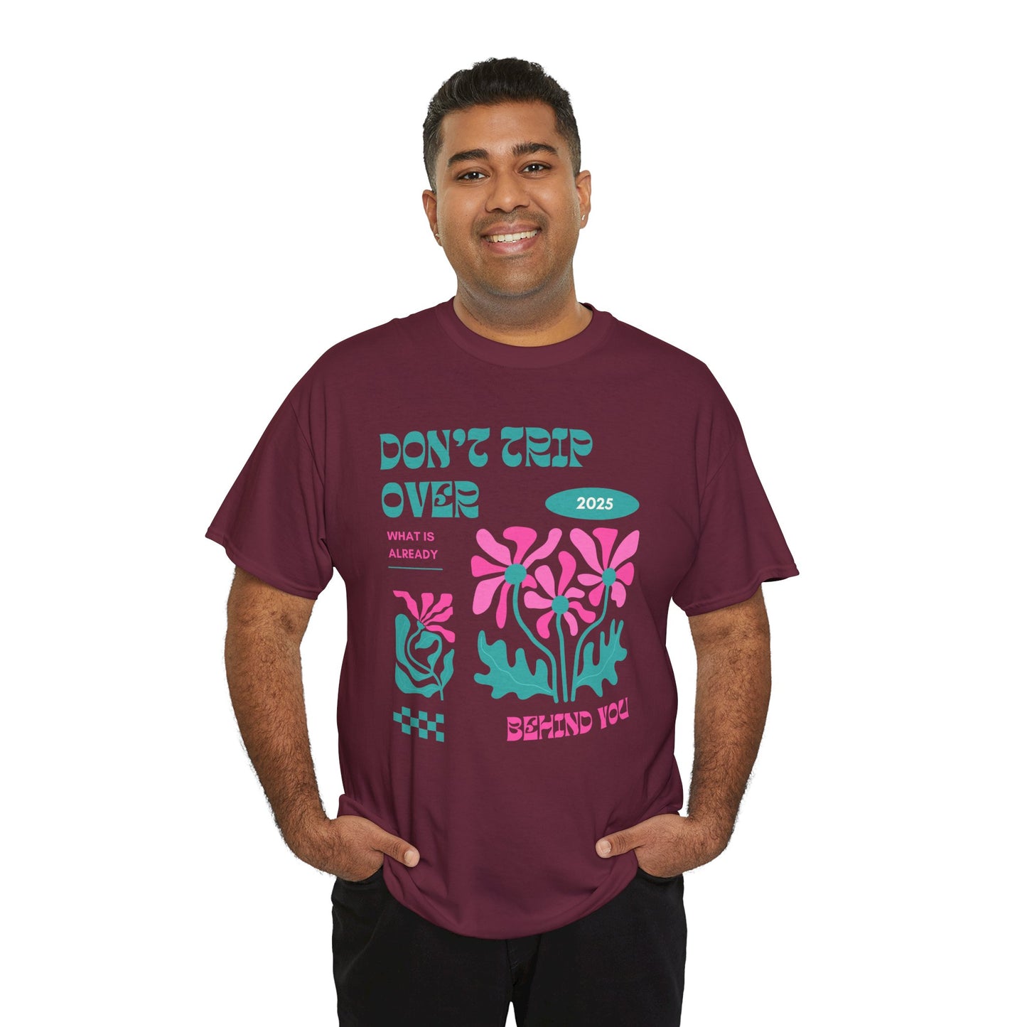 Unisex Graphic Tee - "Don't Trip Over 2025" - Trendy Casual Wear for Everyday, Gift for Friends, Summer Outfit, Streetwear