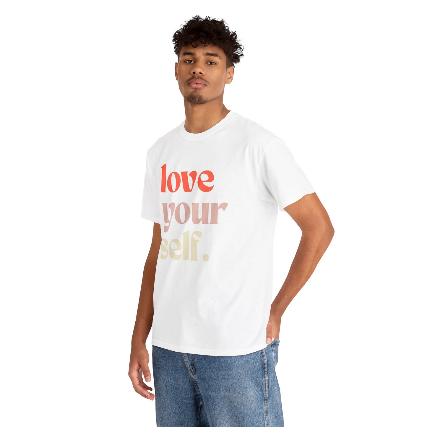 Unisex Cotton Tee - 'Love Your Self' Inspirational Shirt | Gift for Self-Care, Positive Affirmation, Casual Outfit, Motivational Wear, [...]