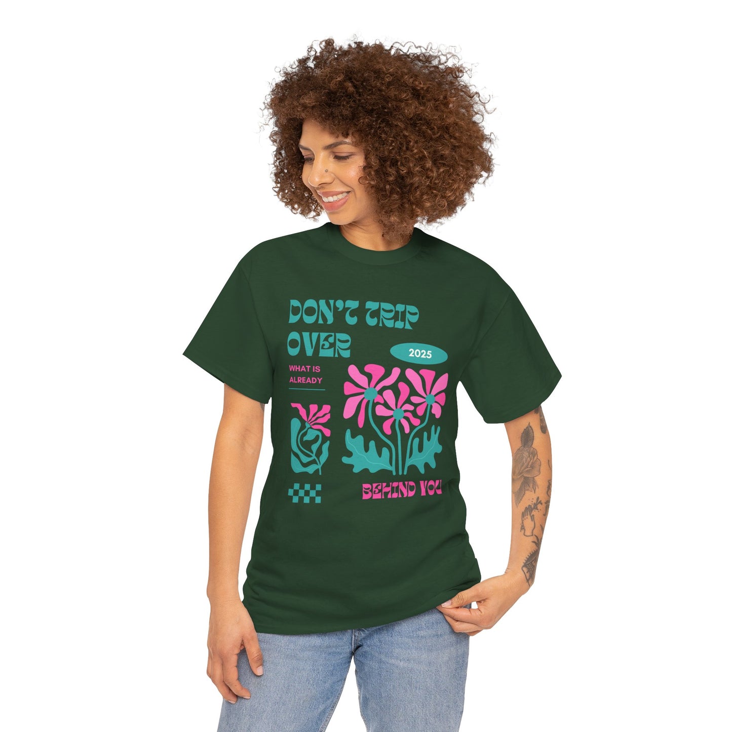 Unisex Graphic Tee - "Don't Trip Over 2025" - Trendy Casual Wear for Everyday, Gift for Friends, Summer Outfit, Streetwear