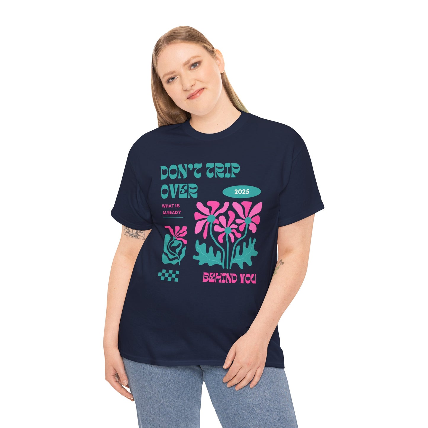 Unisex Graphic Tee - "Don't Trip Over 2025" - Trendy Casual Wear for Everyday, Gift for Friends, Summer Outfit, Streetwear