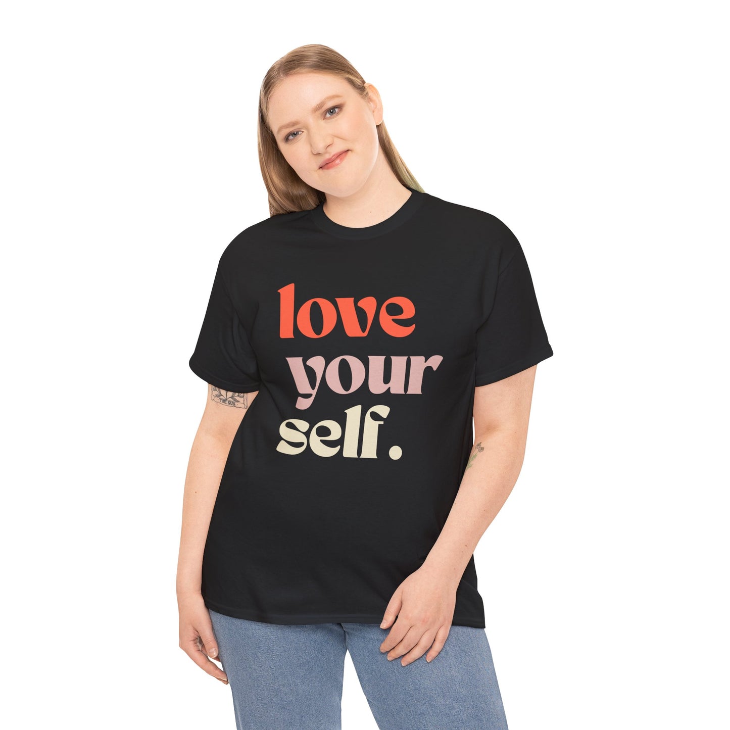 Unisex Cotton Tee - 'Love Your Self' Inspirational Shirt | Gift for Self-Care, Positive Affirmation, Casual Outfit, Motivational Wear, [...]