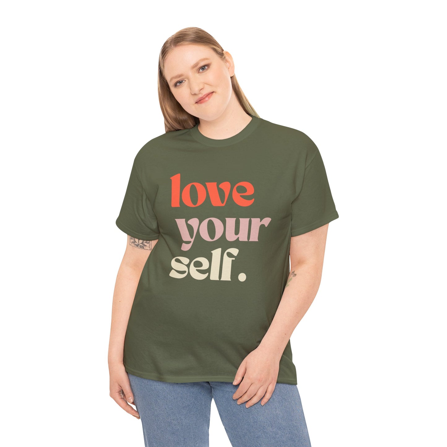 Unisex Cotton Tee - 'Love Your Self' Inspirational Shirt | Gift for Self-Care, Positive Affirmation, Casual Outfit, Motivational Wear, [...]