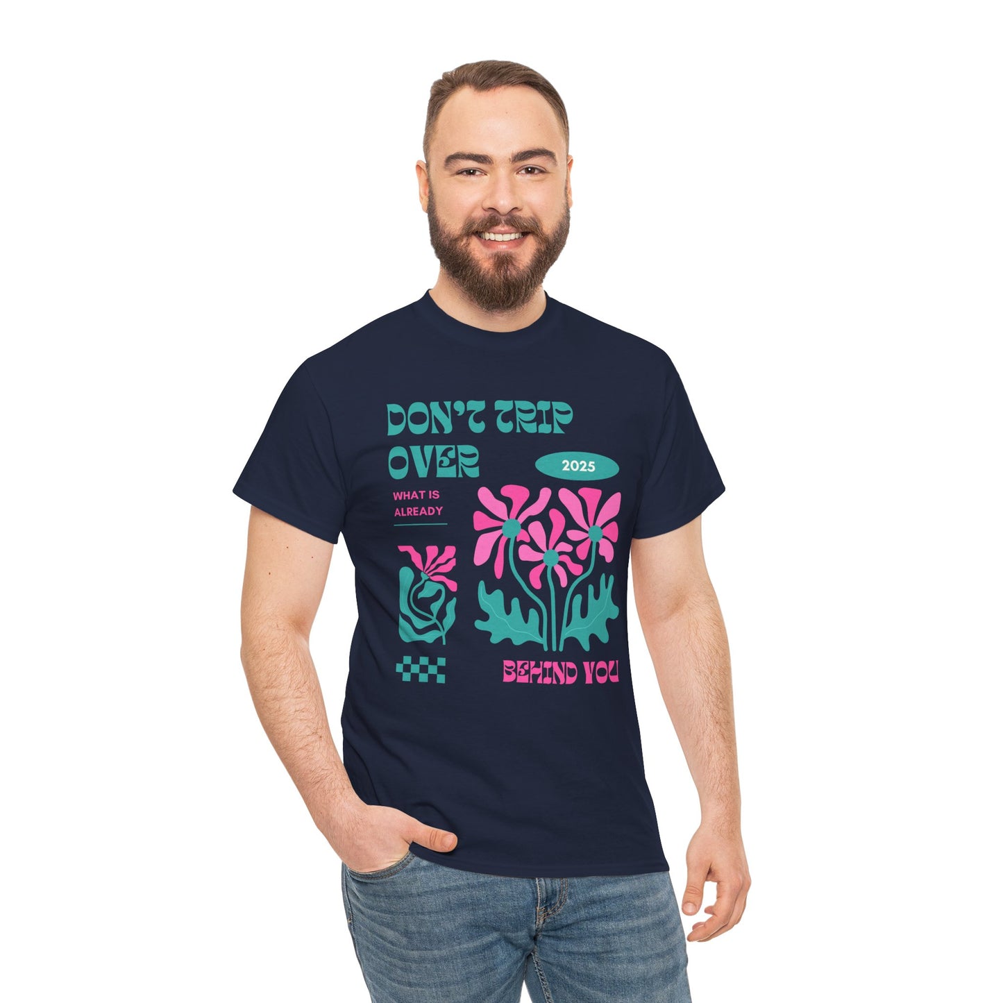 Unisex Graphic Tee - "Don't Trip Over 2025" - Trendy Casual Wear for Everyday, Gift for Friends, Summer Outfit, Streetwear