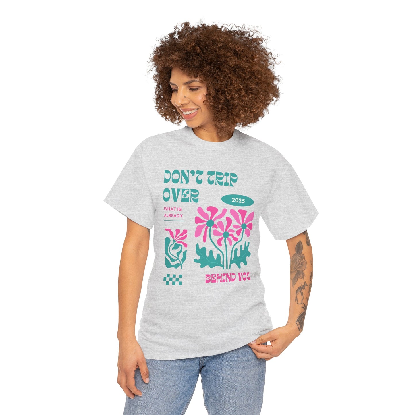 Unisex Graphic Tee - "Don't Trip Over 2025" - Trendy Casual Wear for Everyday, Gift for Friends, Summer Outfit, Streetwear