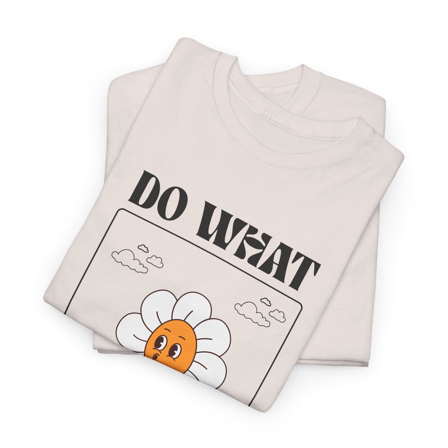 Cheerful Motivational Tee - Unisex Heavy Cotton Tee with 'Do What You Love' Design, Inspirational Gift, Casual Wear, Graphic Tee, [...]