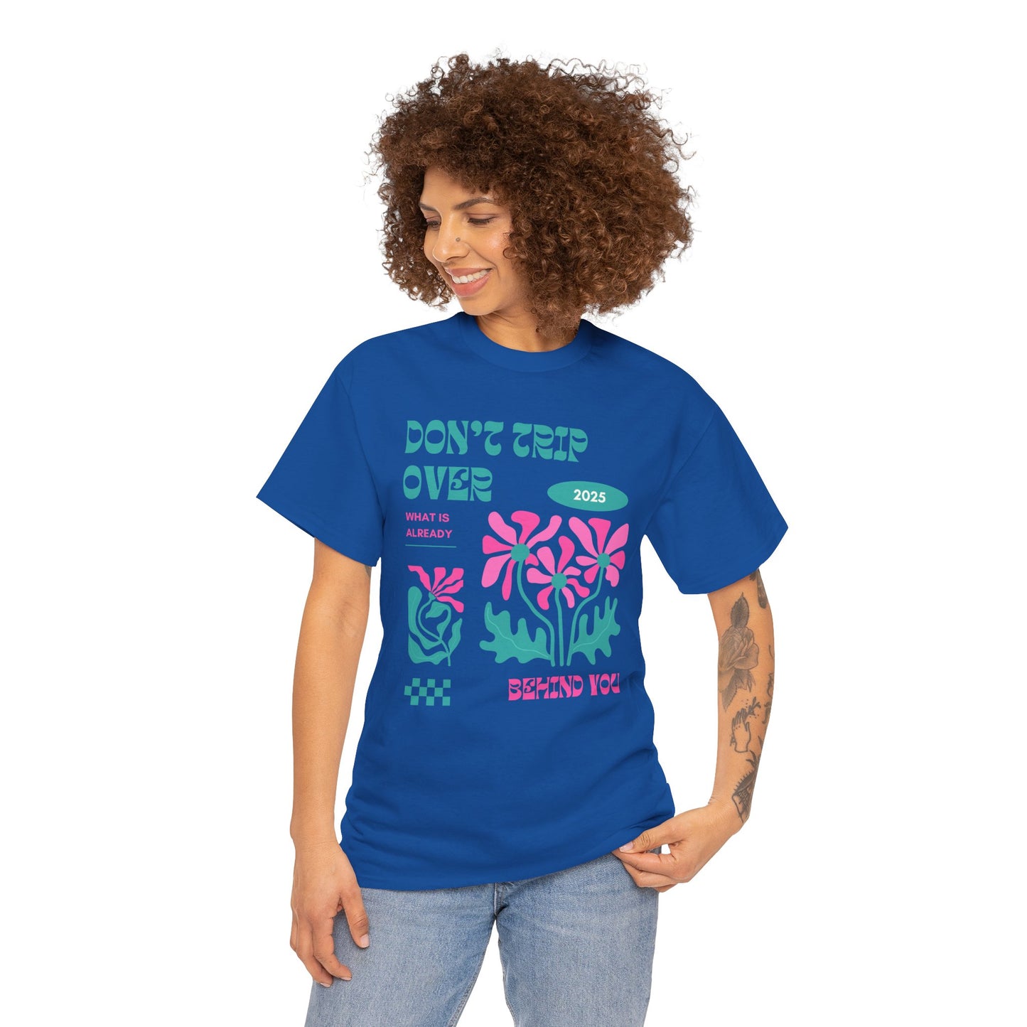 Unisex Graphic Tee - "Don't Trip Over 2025" - Trendy Casual Wear for Everyday, Gift for Friends, Summer Outfit, Streetwear