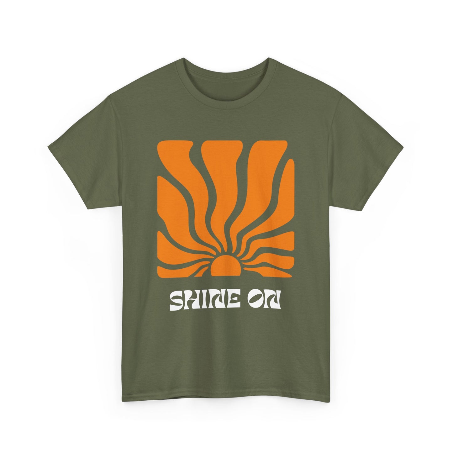 Sunrise Inspired Unisex Cotton Tee, Graphic Tee, Summer Outfit, Gift for Him/Her, Casual Wear, Beach Day Apparel, Shine On Tee