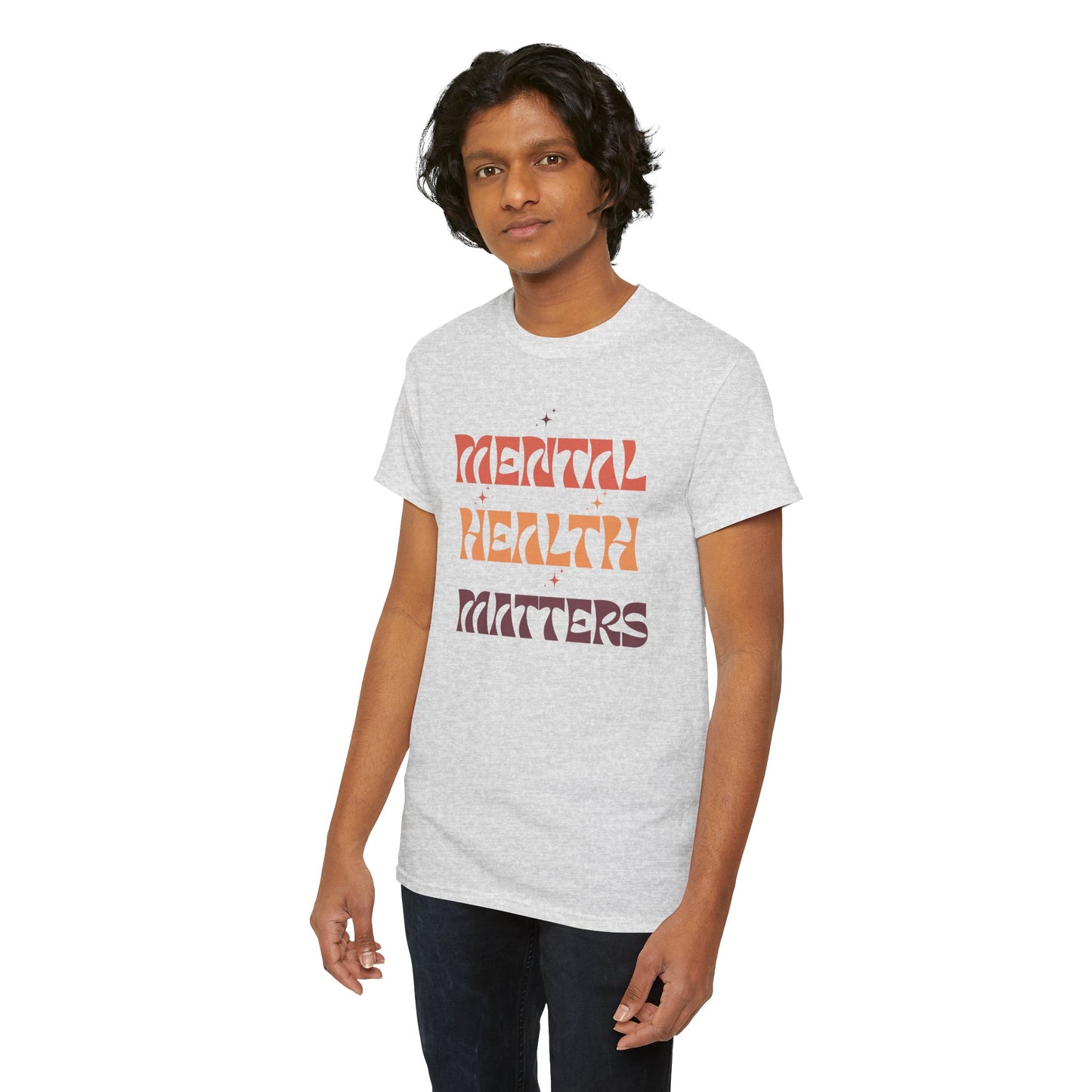 Mental Health Matters Unisex Tee | Inspirational Cotton Shirt, Gift for Supporters, Everyday Wear, Awareness Events, Self-Care Fashion