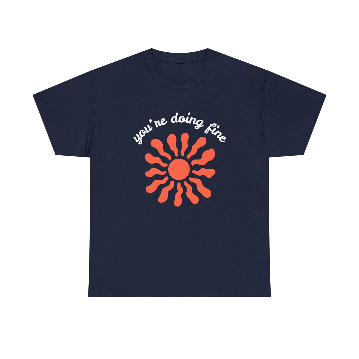 Motivational Unisex Heavy Cotton Tee - Sunshine Graphic, Casual Wear,