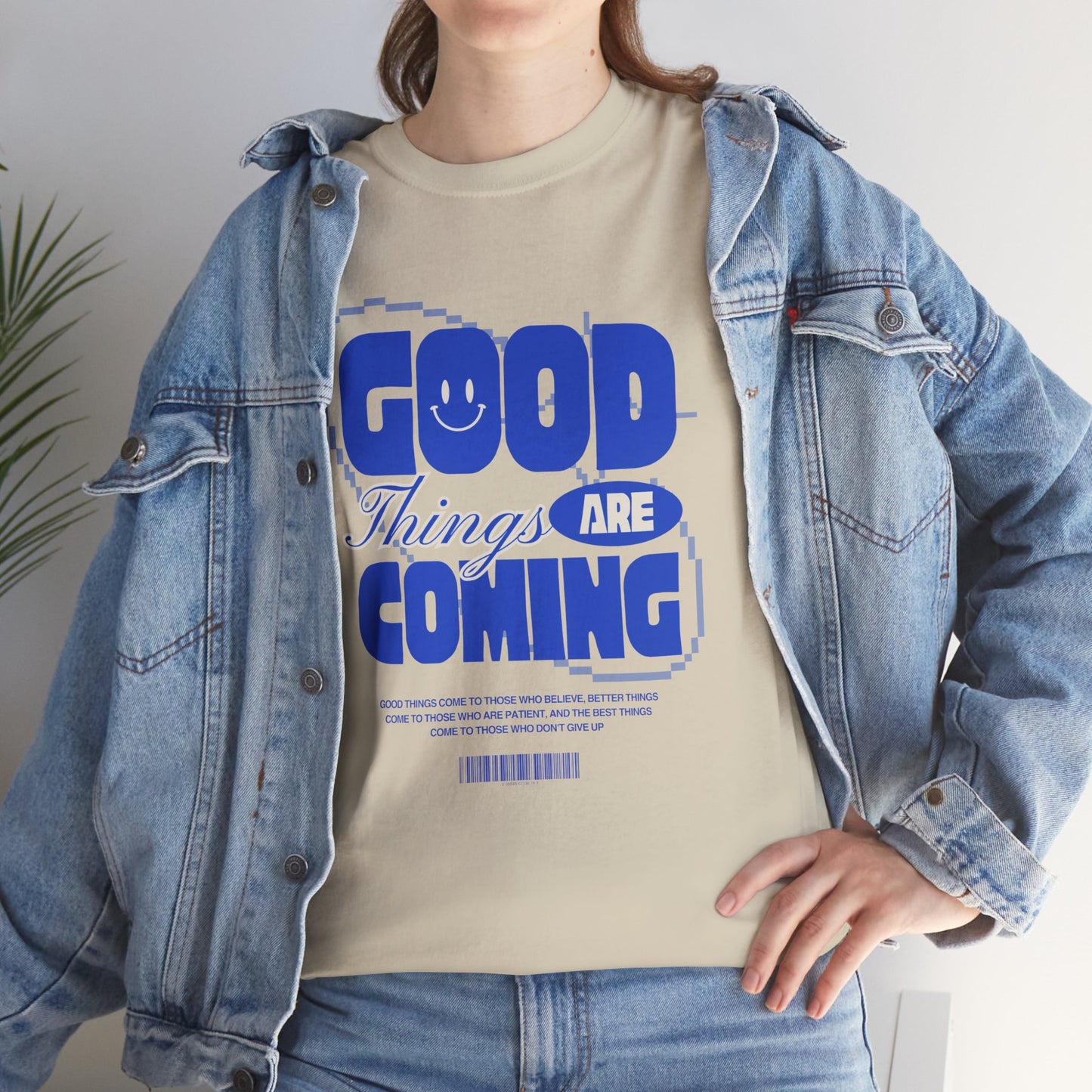 Unisex Heavy Cotton Tee - Good Things Are Coming, Motivational T-Shirt, Inspiration Tee, Gift for Friends, Positive Vibes Shirt