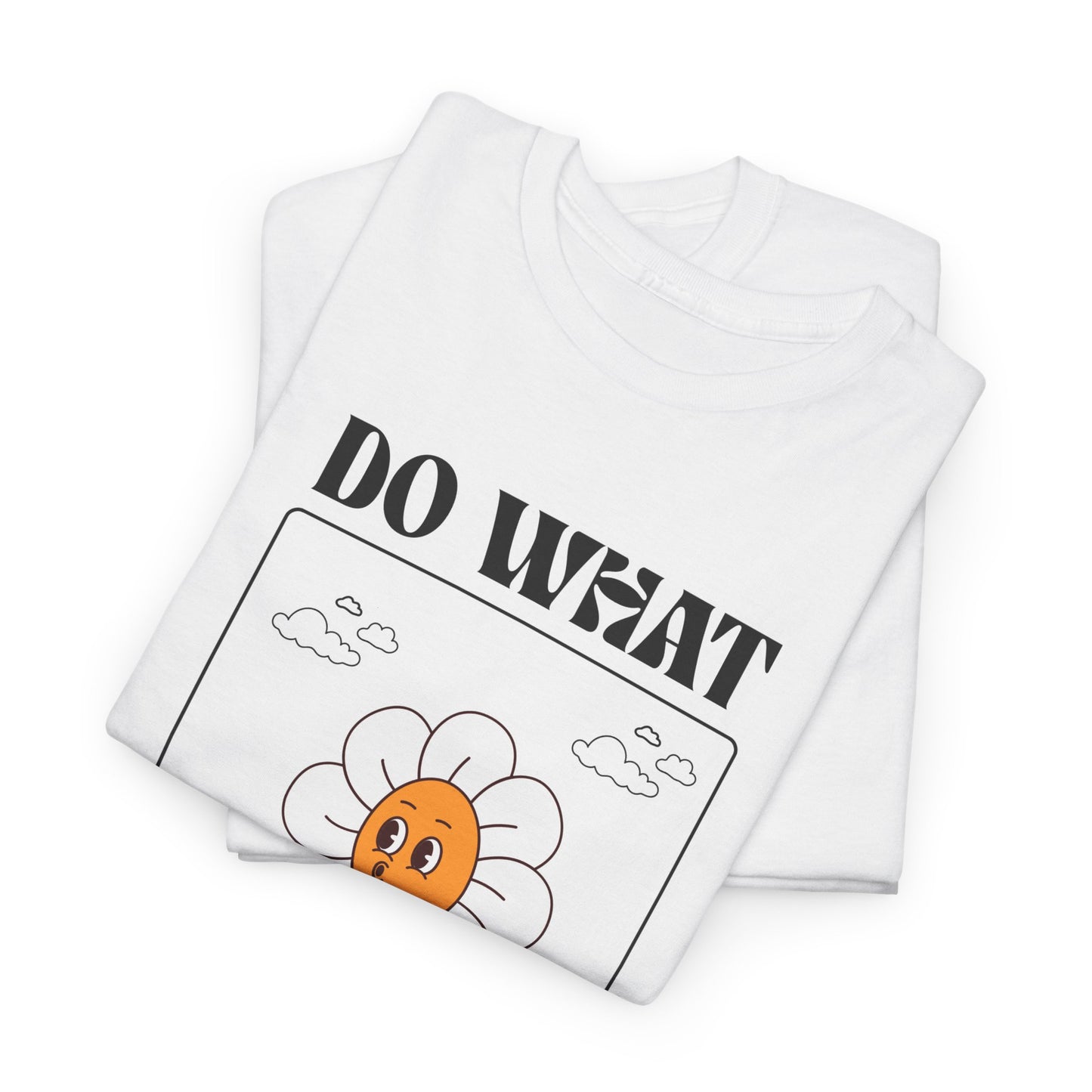 Cheerful Motivational Tee - Unisex Heavy Cotton Tee with 'Do What You Love' Design, Inspirational Gift, Casual Wear, Graphic Tee, [...]
