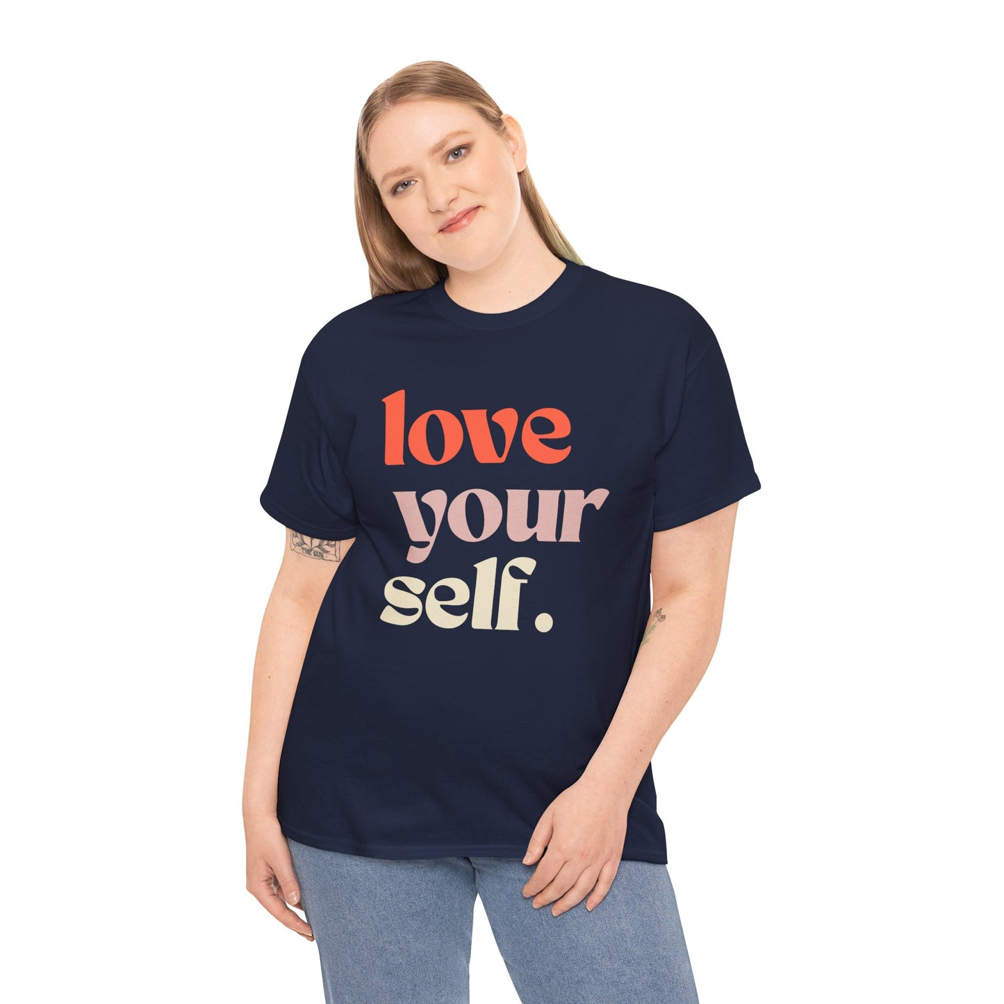 Unisex Cotton Tee - 'Love Your Self' Inspirational Shirt | Gift for Self-Care, Positive Affirmation, Casual Outfit, Motivational Wear, [...]