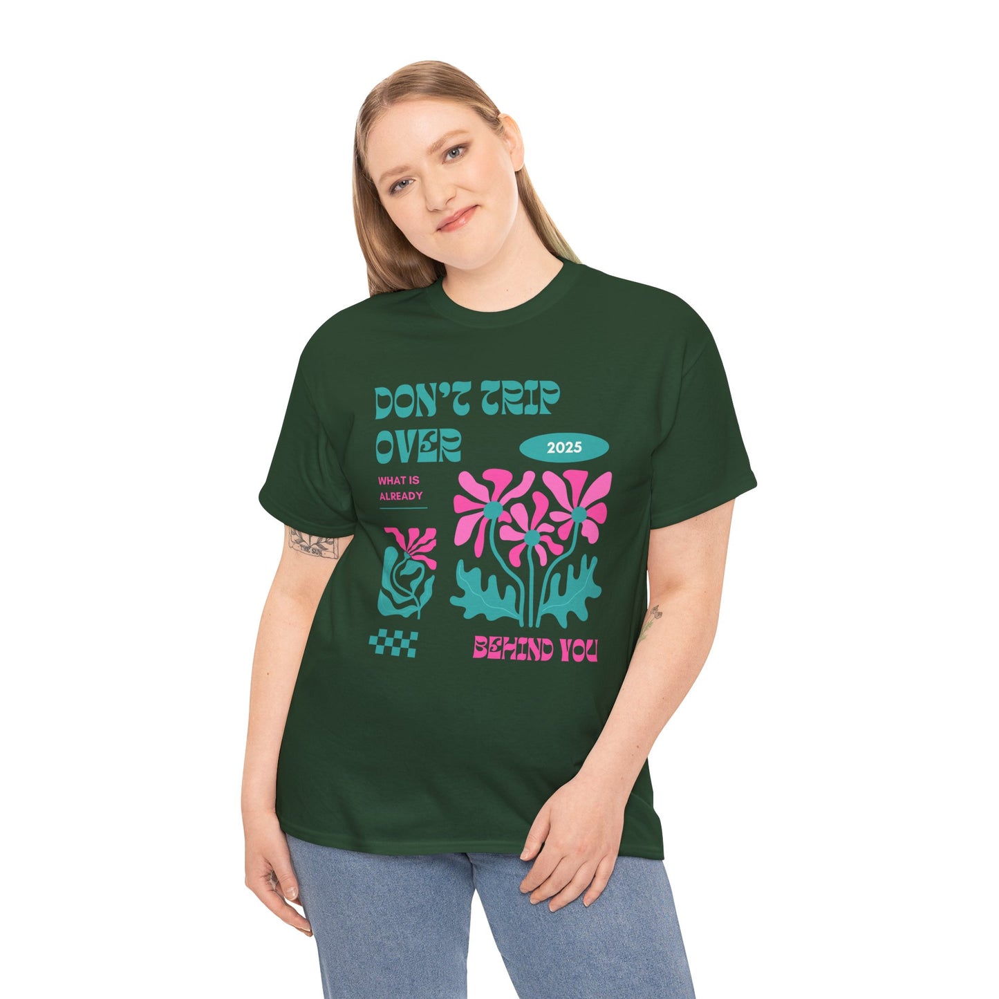 Unisex Graphic Tee - "Don't Trip Over 2025" - Trendy Casual Wear for Everyday, Gift for Friends, Summer Outfit, Streetwear