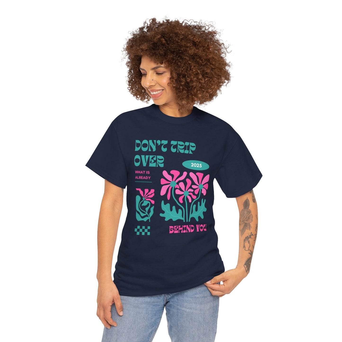 Unisex Graphic Tee - "Don't Trip Over 2025" - Trendy Casual Wear for Everyday, Gift for Friends, Summer Outfit, Streetwear