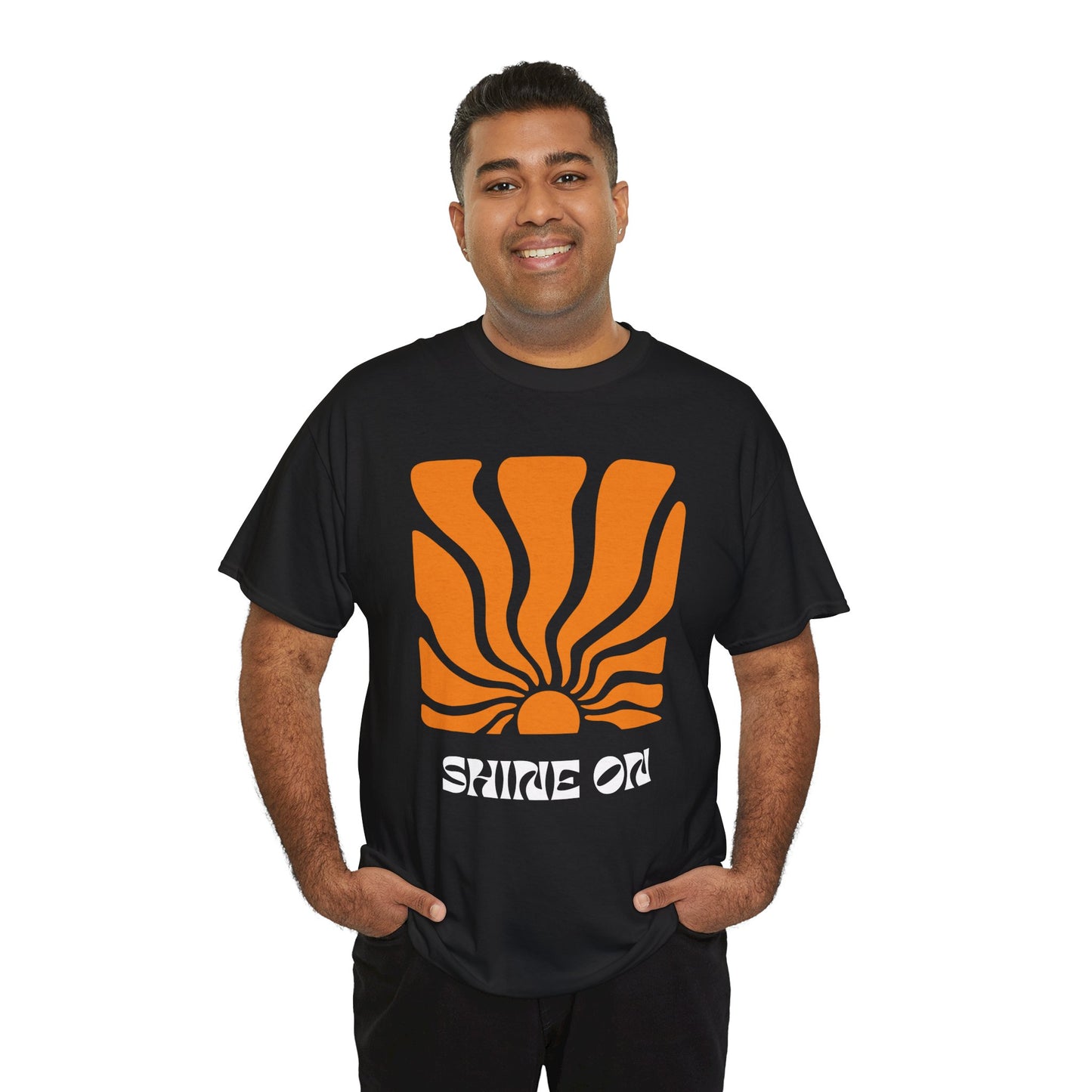 Sunrise Inspired Unisex Cotton Tee, Graphic Tee, Summer Outfit, Gift for Him/Her, Casual Wear, Beach Day Apparel, Shine On Tee