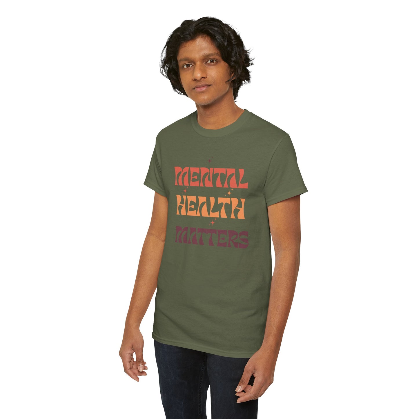 Mental Health Matters Unisex Tee | Inspirational Cotton Shirt, Gift for Supporters, Everyday Wear, Awareness Events, Self-Care Fashion