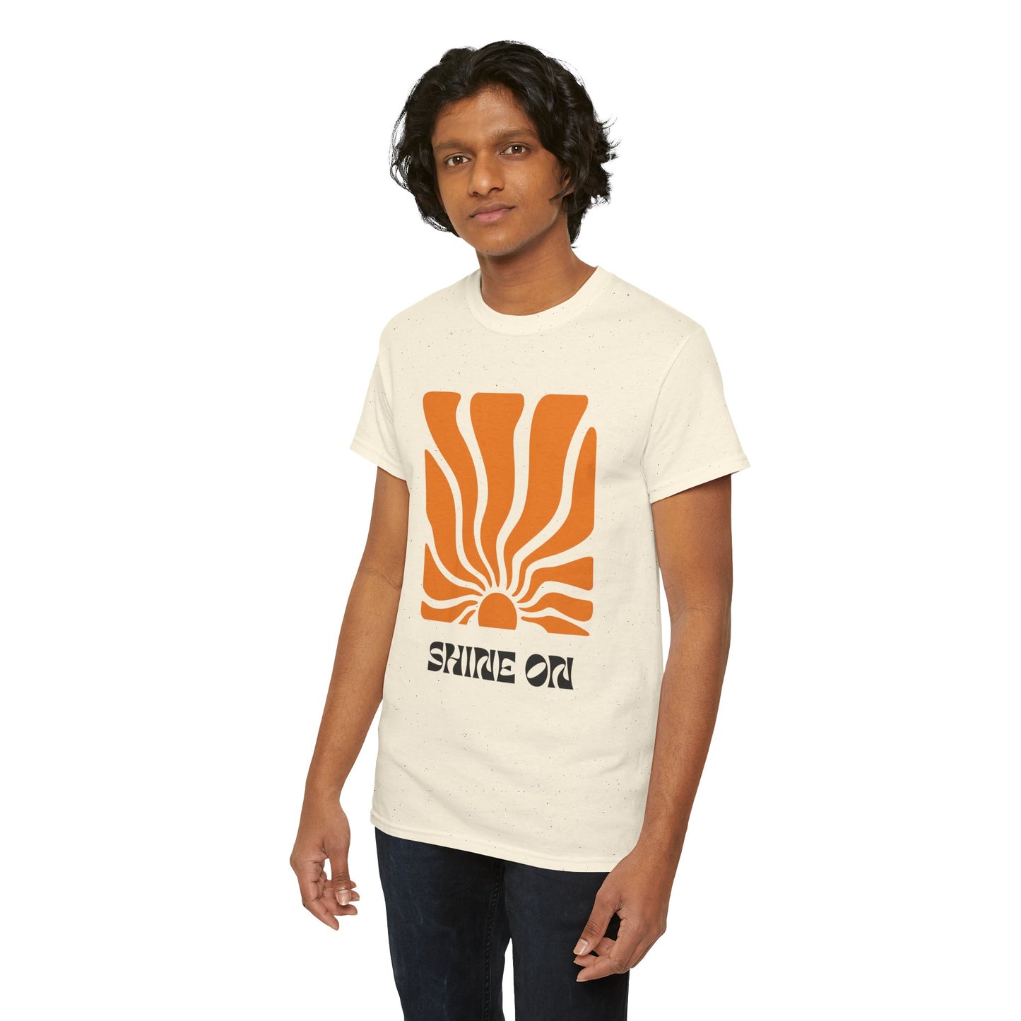 Sunrise Inspired Unisex Cotton Tee, Graphic Tee, Summer Outfit, Gift for Him/Her, Casual Wear, Beach Day Apparel, Shine On Tee