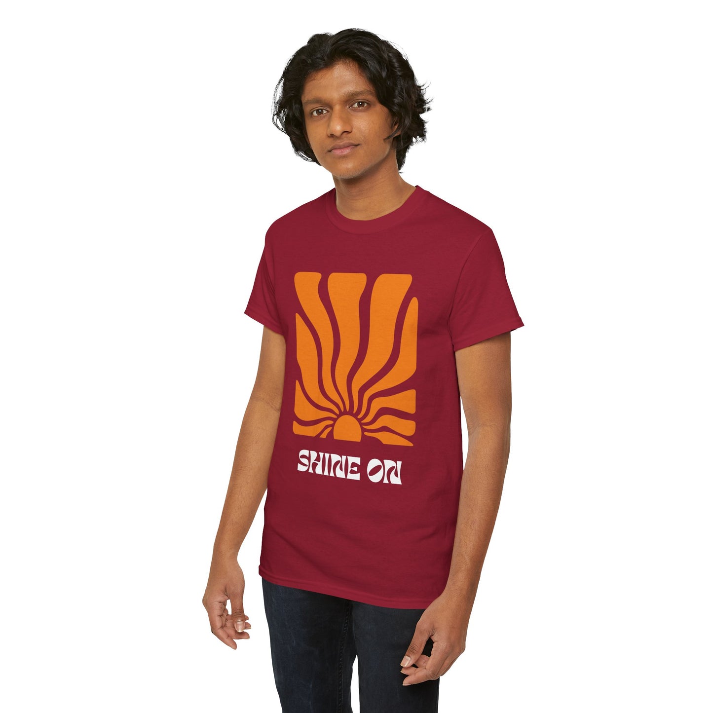 Sunrise Inspired Unisex Cotton Tee, Graphic Tee, Summer Outfit, Gift for Him/Her, Casual Wear, Beach Day Apparel, Shine On Tee