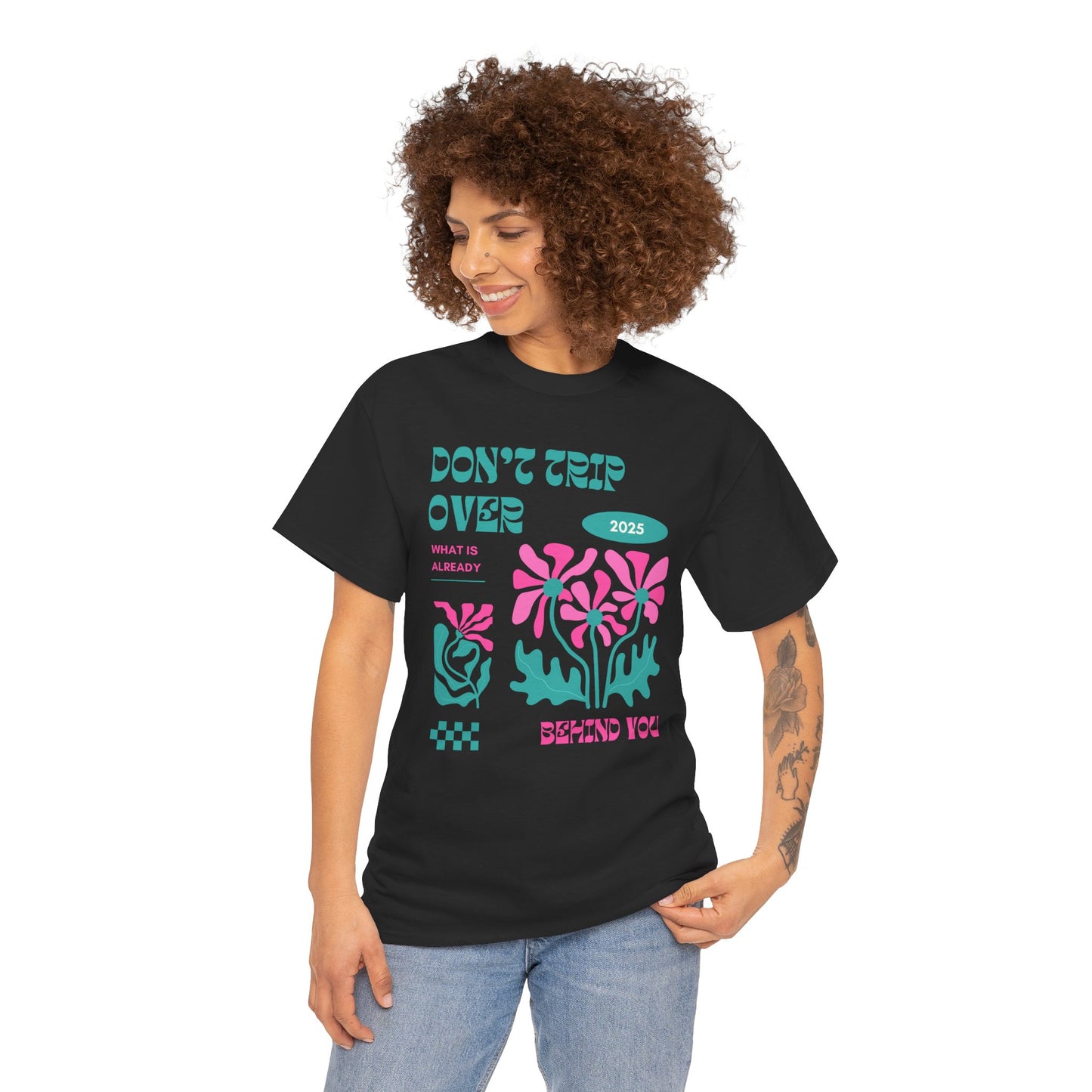Unisex Graphic Tee - "Don't Trip Over 2025" - Trendy Casual Wear for Everyday, Gift for Friends, Summer Outfit, Streetwear