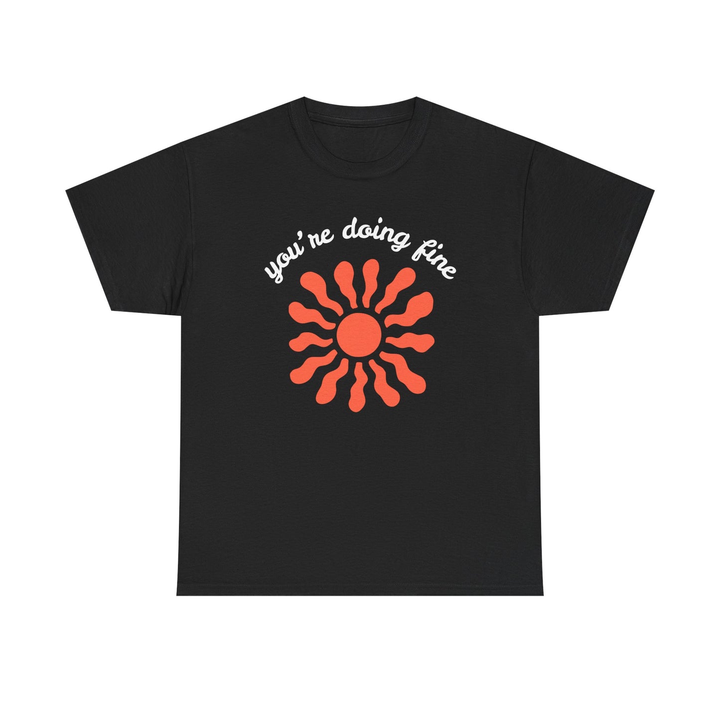 Motivational Unisex Heavy Cotton Tee - Sunshine Graphic, Casual Wear,