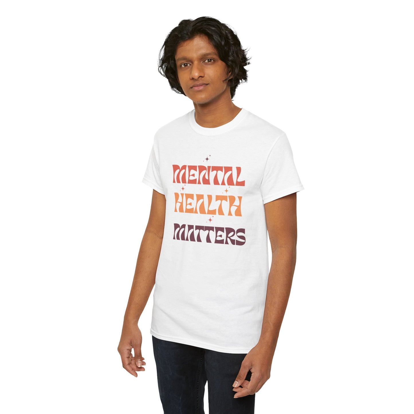 Mental Health Matters Unisex Tee | Inspirational Cotton Shirt, Gift for Supporters, Everyday Wear, Awareness Events, Self-Care Fashion