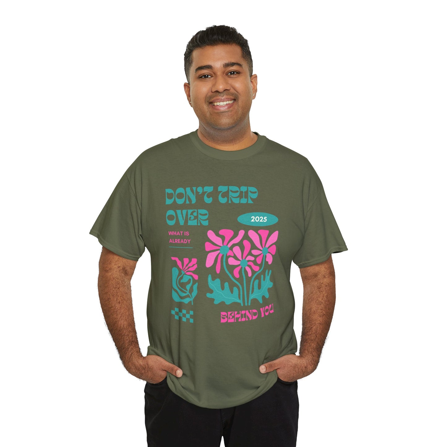 Unisex Graphic Tee - "Don't Trip Over 2025" - Trendy Casual Wear for Everyday, Gift for Friends, Summer Outfit, Streetwear