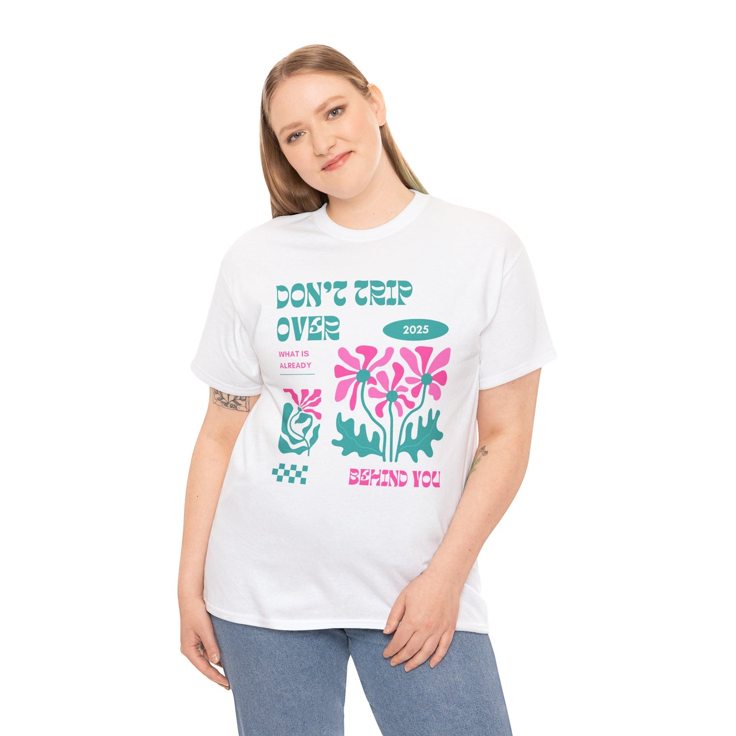 Unisex Graphic Tee - "Don't Trip Over 2025" - Trendy Casual Wear for Everyday, Gift for Friends, Summer Outfit, Streetwear