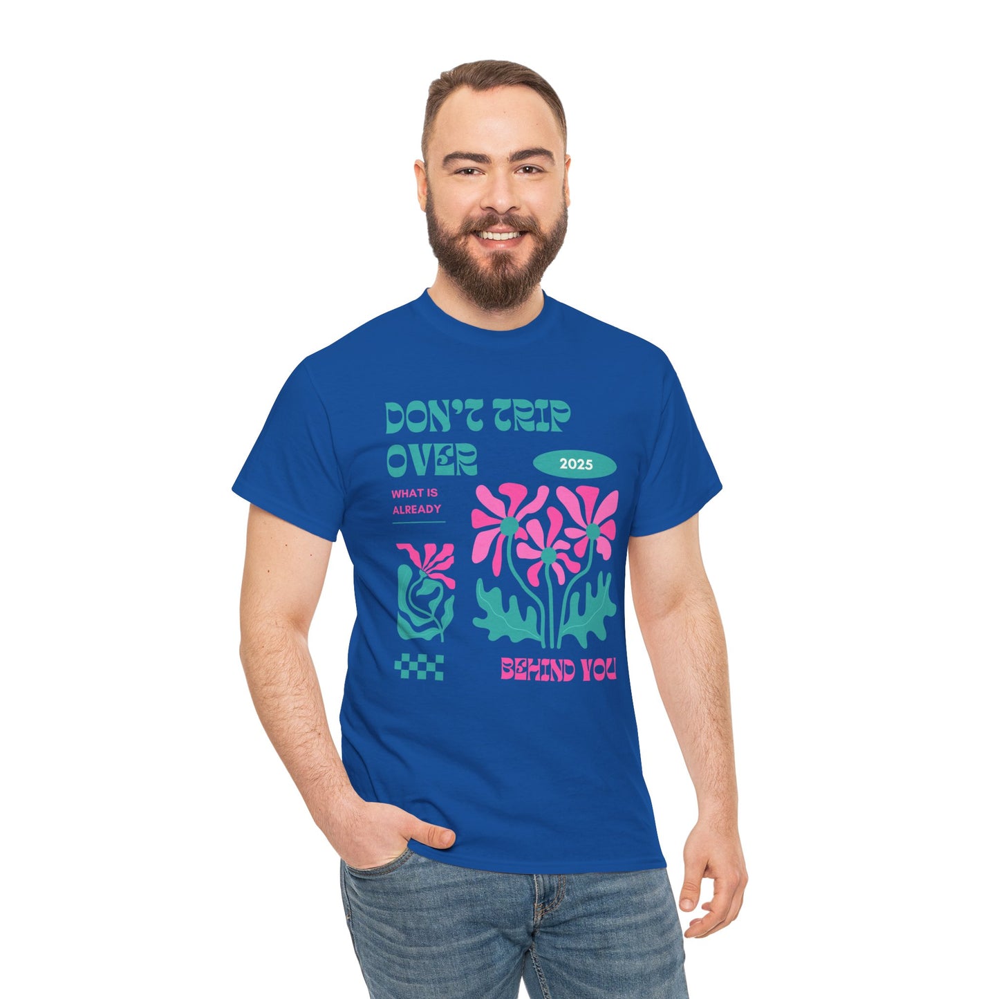 Unisex Graphic Tee - "Don't Trip Over 2025" - Trendy Casual Wear for Everyday, Gift for Friends, Summer Outfit, Streetwear