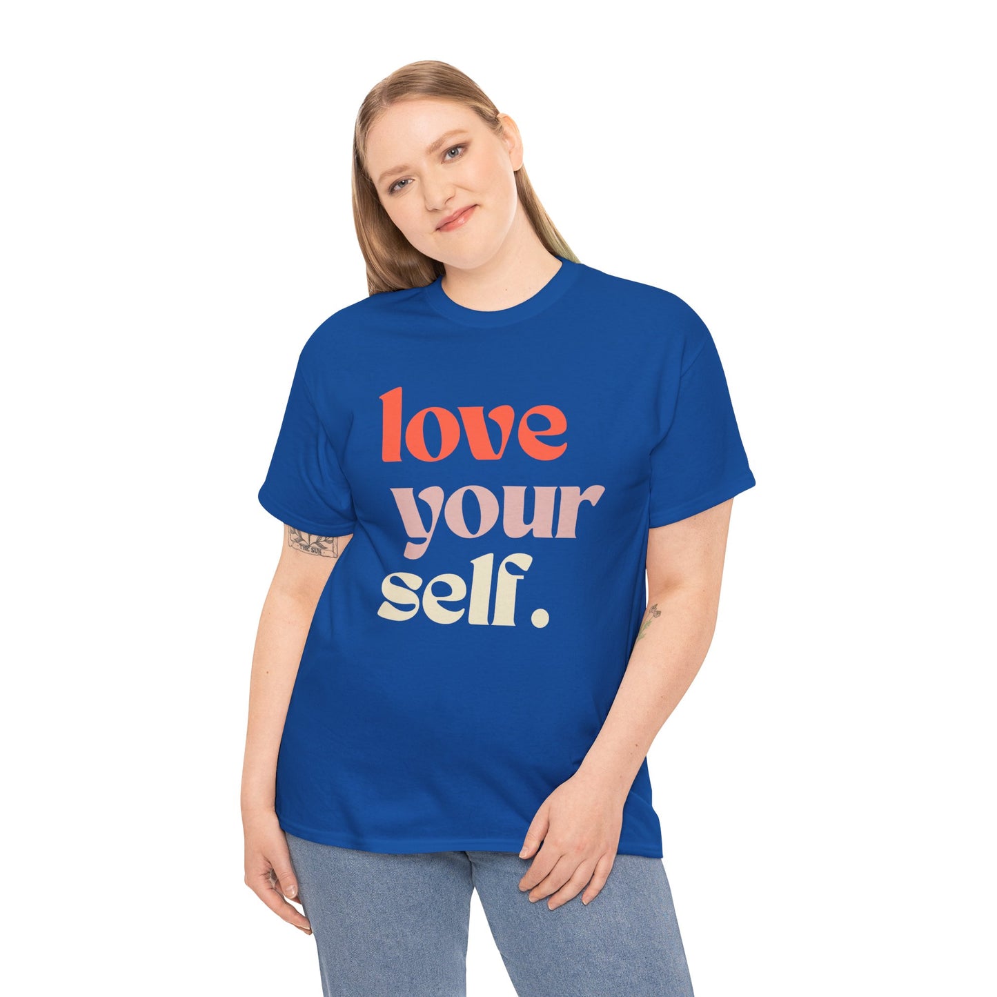 Unisex Cotton Tee - 'Love Your Self' Inspirational Shirt | Gift for Self-Care, Positive Affirmation, Casual Outfit, Motivational Wear, [...]